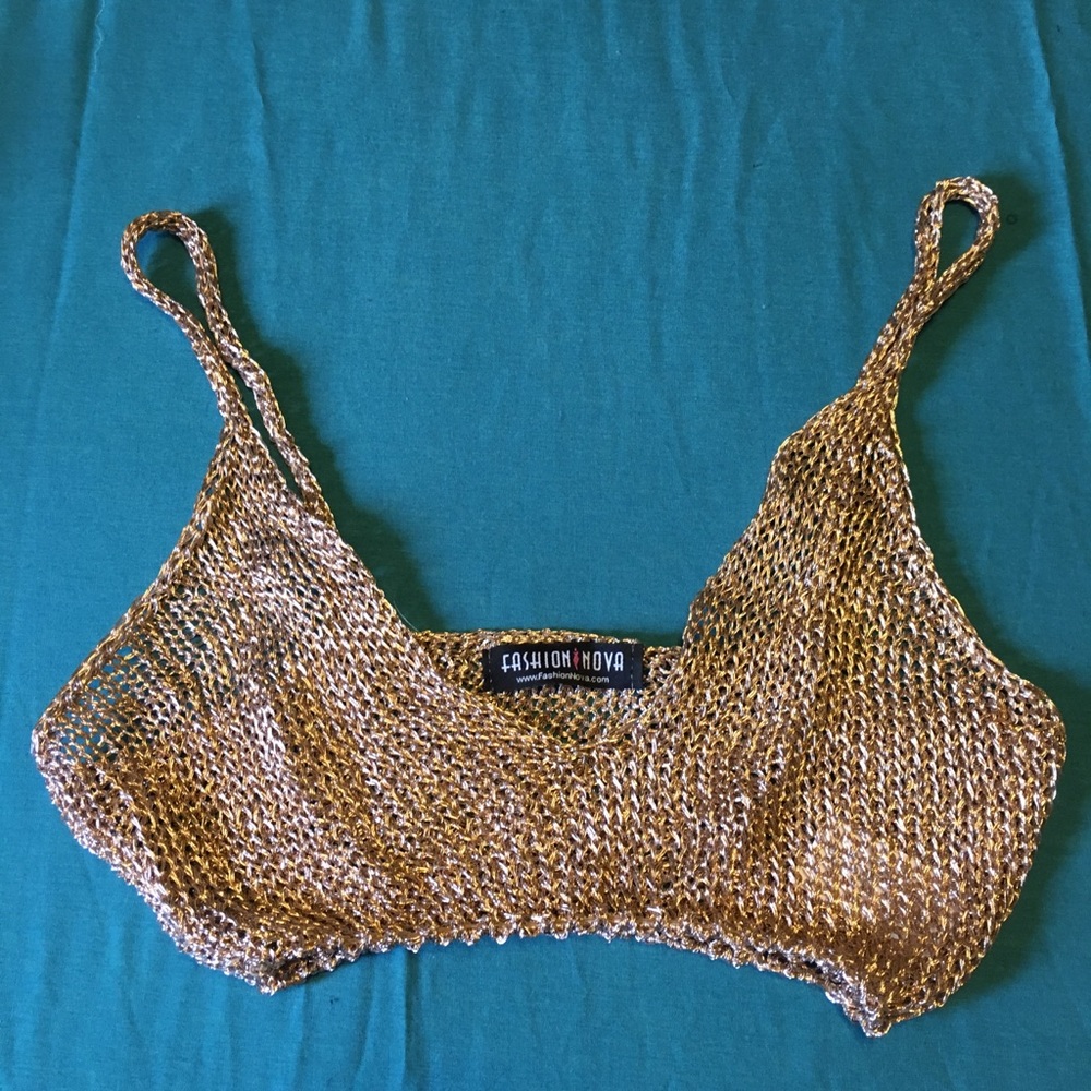 GOLD BRALETTE